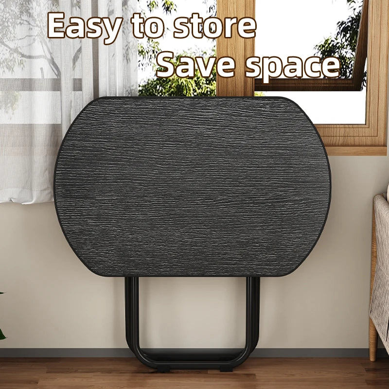 Stable Tray Table With No Assembly Required, TV Dinner Tray For Eating, Foldable Snack Tables For Bed/Sofa/ Living Room