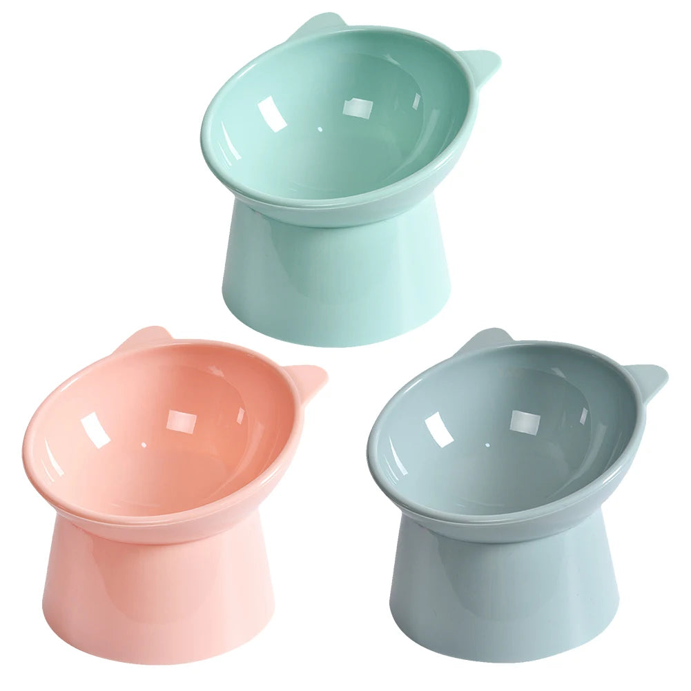 Tilted And Raised Pet Bowls