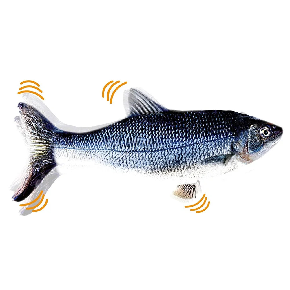 Cat Toy Fish Interactive Electric Floppy USB