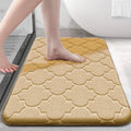 Memory Foam Bathroom Rug Anti-slip bathroom mat ultra Soft floor mat Non-Slip Water Absorbent and Machine Washable