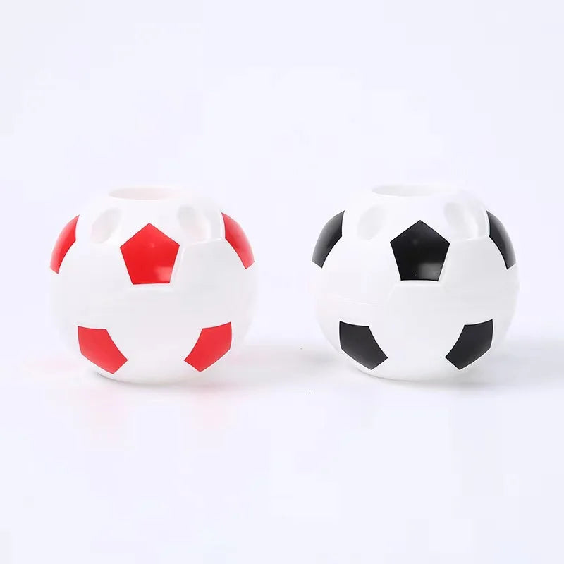Creative Football Pencil Holder Office Desk Pen Pot Container Case cute Stationery Storage Box Organizer Durable Pencil Case