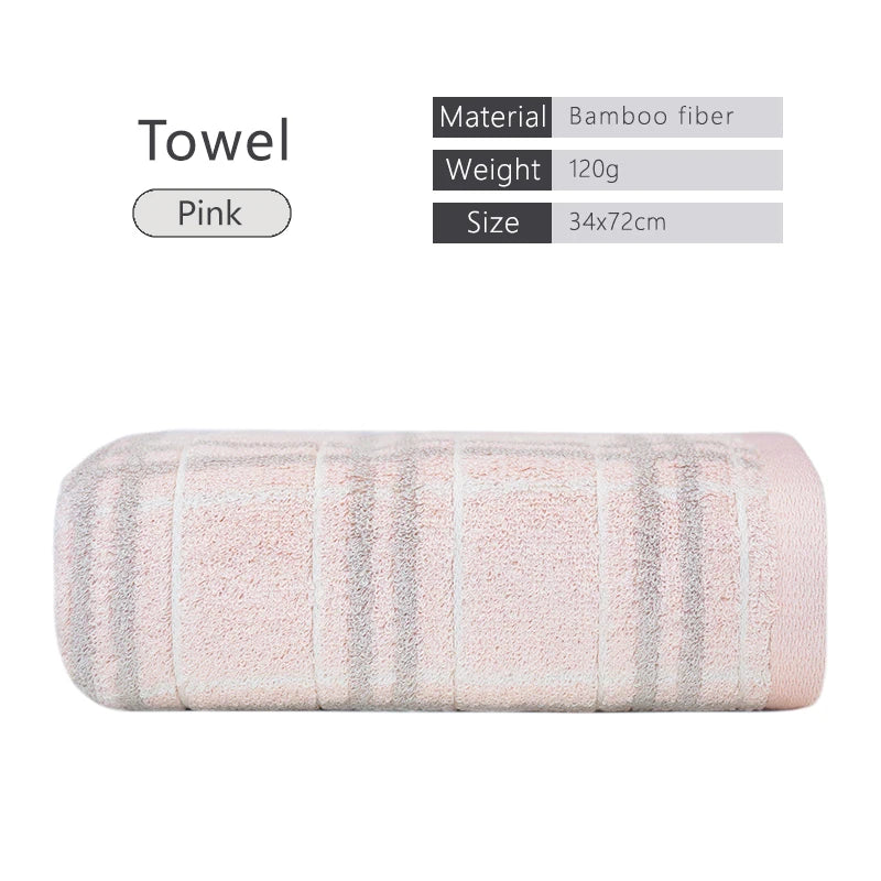 100% Bamboo Fiber Adult Towels Soft And Absorbent Sport Towels For Both Men Women Face Hand Shower Towel for Bathroom Towel