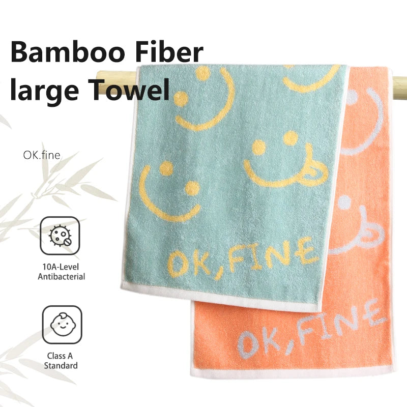 100% Bamboo Fiber Adult Towels Soft And Absorbent Sport Towels For Both Men Women Face Hand Shower Towel for Bathroom Towel