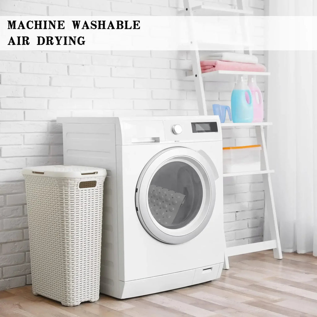 Bathtub Mats for Shower Tub, Extra Long Non-Slip 40 x 16 Inch Bath Mat with Drain Holes and Suction Cups, BathMat for Bathroom