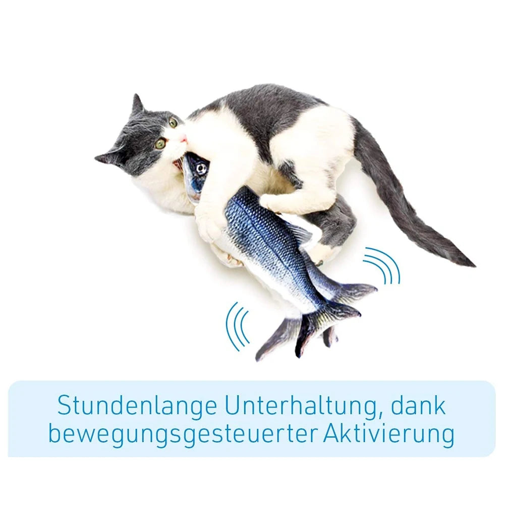 Cat Toy Fish Interactive Electric Floppy USB