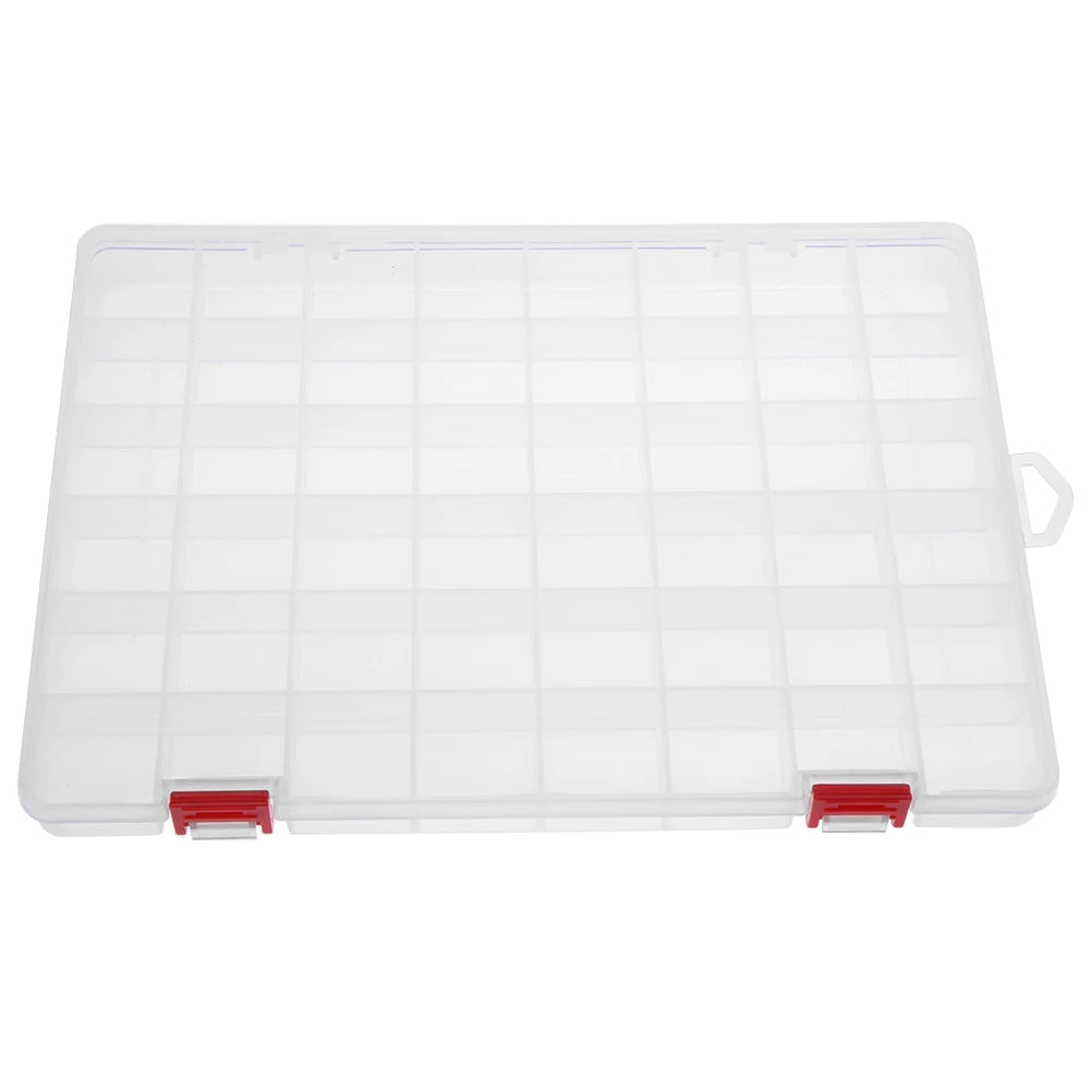 10/15/24/48 Grids Compartment Fishing Tackle Box Transparent Plastic S – All Things Home Plus