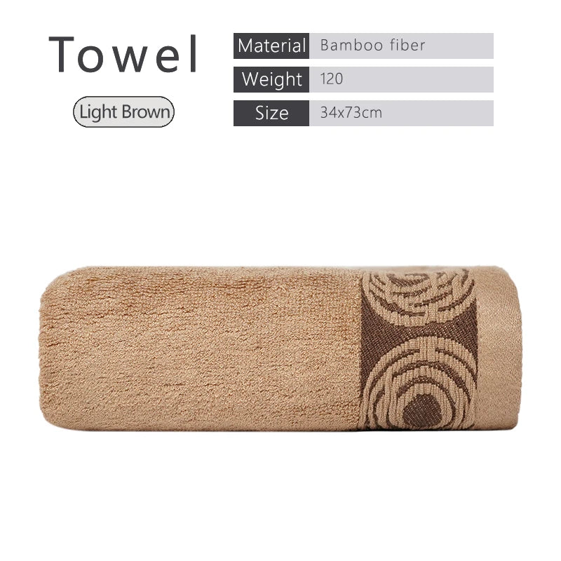 100% Bamboo Fiber Adult Towels Soft And Absorbent Sport Towels For Both Men Women Face Hand Shower Towel for Bathroom Towel