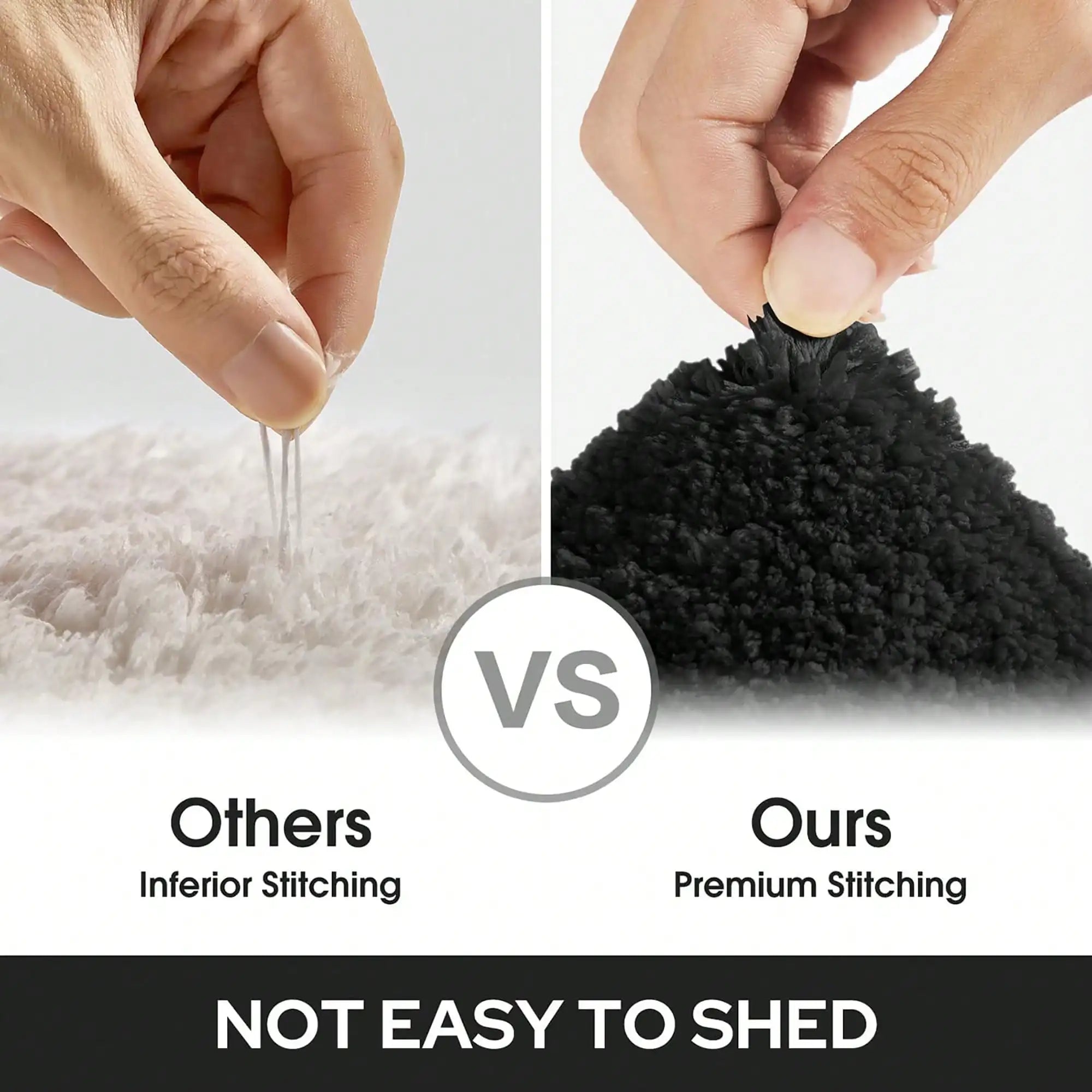 1Pc Memory Foam Bath Mat 15.75 "* 23.62",  High-Density Fast Drying Absorbent Carpet, Super Soft Anti-Skid Bath Mat