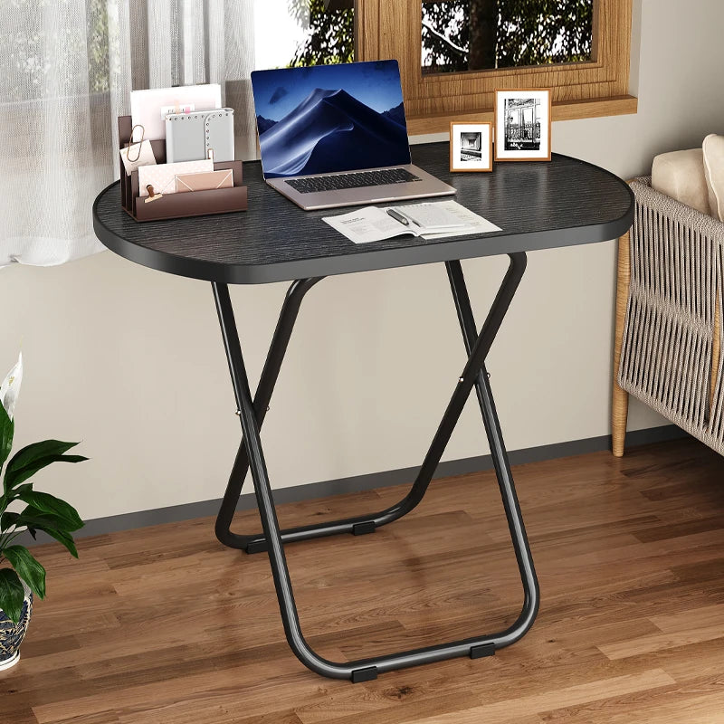 Stable Tray Table With No Assembly Required, TV Dinner Tray For Eating, Foldable Snack Tables For Bed/Sofa/ Living Room