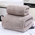 New bamboo charcoal fiber thickened face towel, soft and absorbent household bathroom bath towel, beach towel