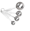 4Pcs Stainless Steel Measuring Spoons Set.